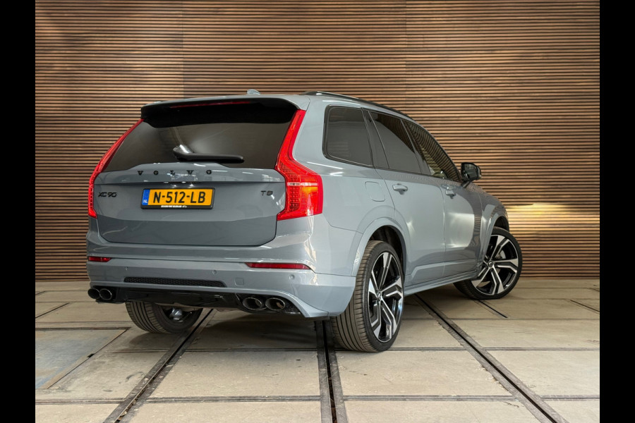 Volvo XC90 2.0 T8 Recharge AWD R-Design | Ultimate Dark Edition | Heico-sportuitlaten | 7p | Pano | 360° Camera | Thunder Grey
