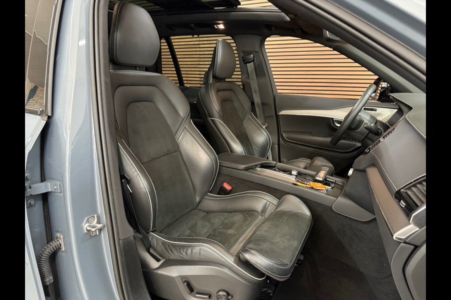 Volvo XC90 2.0 T8 Recharge AWD R-Design | Ultimate Dark Edition | Heico-sportuitlaten | 7p | Pano | 360° Camera | Thunder Grey