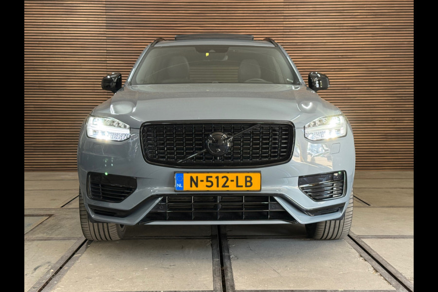 Volvo XC90 2.0 T8 Recharge AWD R-Design | Ultimate Dark Edition | Heico-sportuitlaten | 7p | Pano | 360° Camera | Thunder Grey