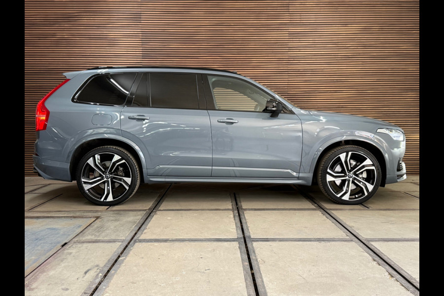 Volvo XC90 2.0 T8 Recharge AWD R-Design | Ultimate Dark Edition | Heico-sportuitlaten | 7p | Pano | 360° Camera | Thunder Grey