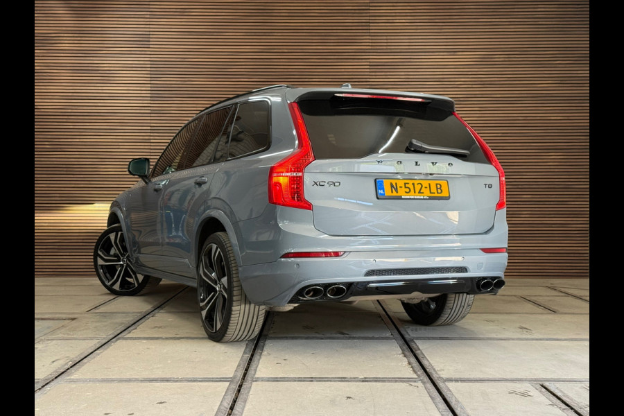 Volvo XC90 2.0 T8 Recharge AWD R-Design | Ultimate Dark Edition | Heico-sportuitlaten | 7p | Pano | 360° Camera | Thunder Grey