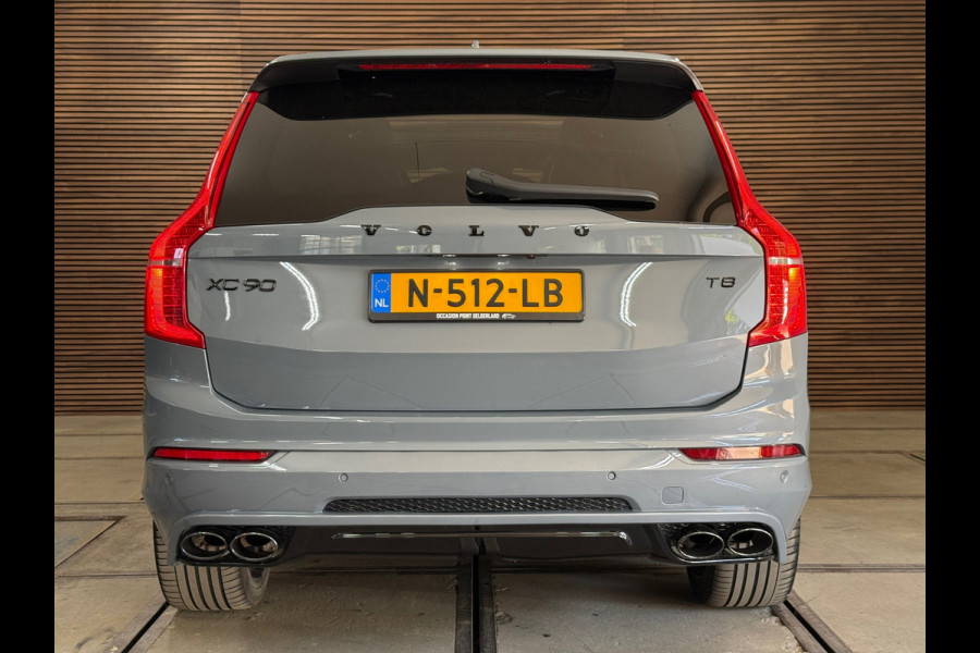 Volvo XC90 2.0 T8 Recharge AWD R-Design | Ultimate Dark Edition | Heico-sportuitlaten | 7p | Pano | 360° Camera | Thunder Grey