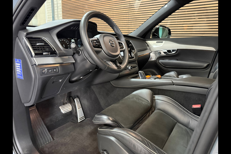 Volvo XC90 2.0 T8 Recharge AWD R-Design | Ultimate Dark Edition | Heico-sportuitlaten | 7p | Pano | 360° Camera | Thunder Grey