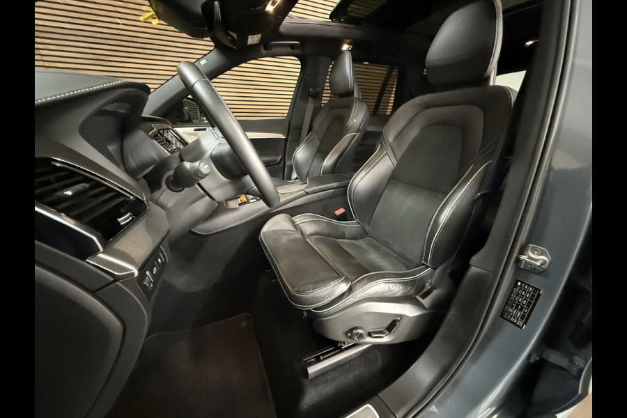 Volvo XC90 2.0 T8 Recharge AWD R-Design | Ultimate Dark Edition | Heico-sportuitlaten | 7p | Pano | 360° Camera | Thunder Grey