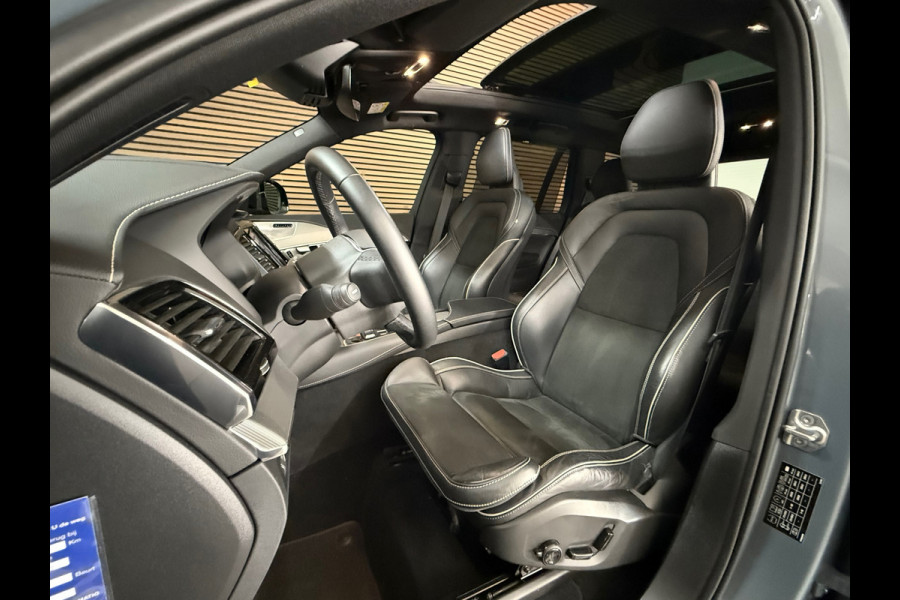 Volvo XC90 2.0 T8 Recharge AWD R-Design | Ultimate Dark Edition | Heico-sportuitlaten | 7p | Pano | 360° Camera | Thunder Grey