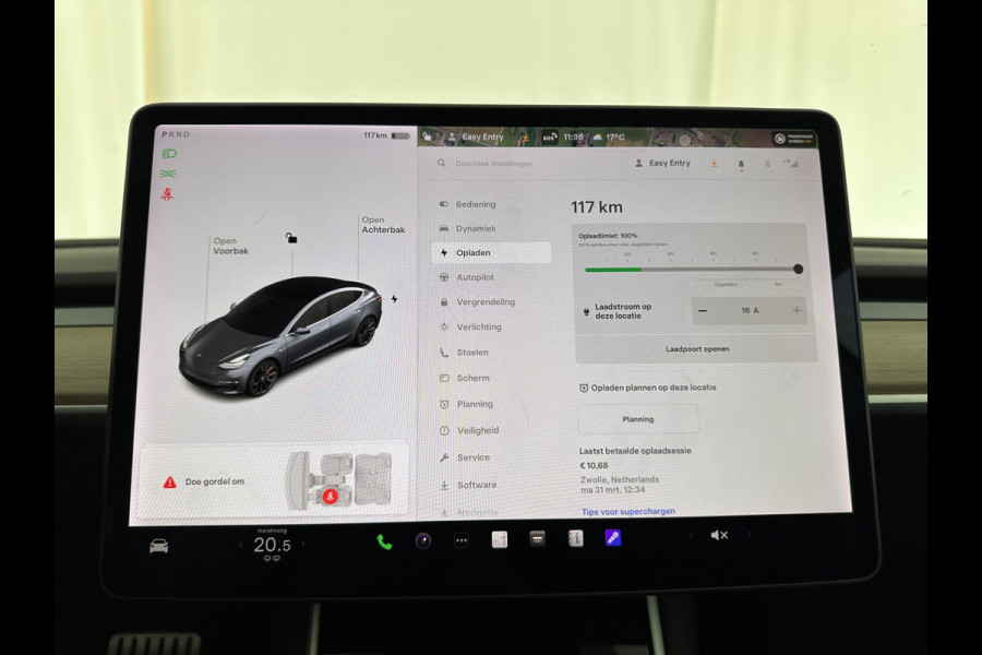 Tesla Model 3 Performance AWD 75 kWh [ 3-Fase ] (INCL-BTW) Aut. *PANO | AUTO-PILOT | NAPPA-LEATHER | KEYLESS | FULL-LED | MEMORY-PACK | SURROUND-VIEW | DAB | CARPLAY | DIGI-COCKPIT | LANE-ASSIST | COMFORT-SEATS | 20"ALU*