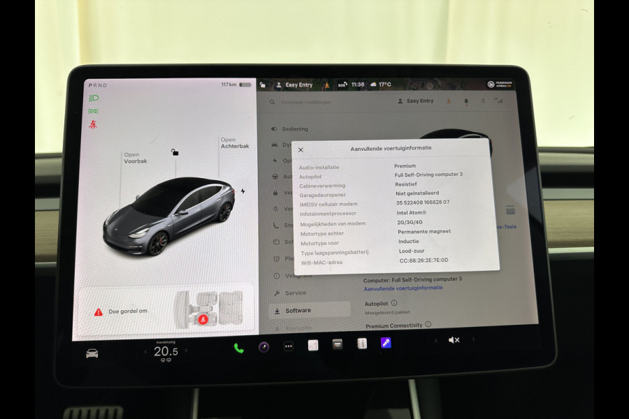 Tesla Model 3 Performance AWD 75 kWh [ 3-Fase ] (INCL-BTW) Aut. *PANO | AUTO-PILOT | NAPPA-LEATHER | KEYLESS | FULL-LED | MEMORY-PACK | SURROUND-VIEW | DAB | CARPLAY | DIGI-COCKPIT | LANE-ASSIST | COMFORT-SEATS | 20"ALU*
