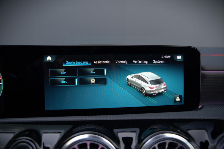 Mercedes-Benz CLA-Klasse Shooting Brake 250 e AMG Line | Panoramadak | Stoelverwarming | Cruise Control | Camera | Apple Carplay | Ambiance Verlichting | Night Pakket | Keyless | Dealer Onderhouden | Dodehoekdetectie