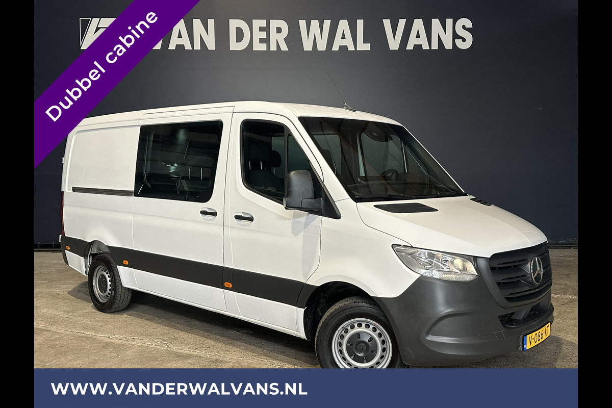 Mercedes-Benz Sprinter 314 CDI 143pk 3500kg Trekhaak L2H1 Dubbele cabine Euro6 Airco | Camera | Navigatie | 5-Zits Cruisecontrol Mercedes-Benz Sprinter 314 CDI 143pk 3500kg Trekhaak L2H1 Dubbele cabine Euro6 Airco | Camera | Navigatie | 5-Zits Cruisecontrol