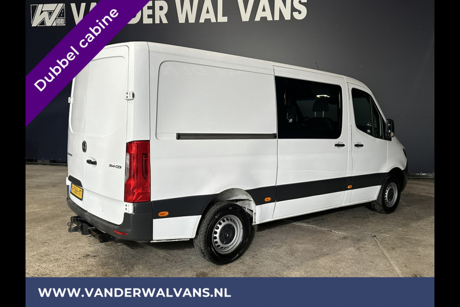 Mercedes-Benz Sprinter 314 CDI 143pk 3500kg Trekhaak L2H1 Dubbele cabine Euro6 Airco | Camera | Navigatie | 5-Zits Cruisecontrol