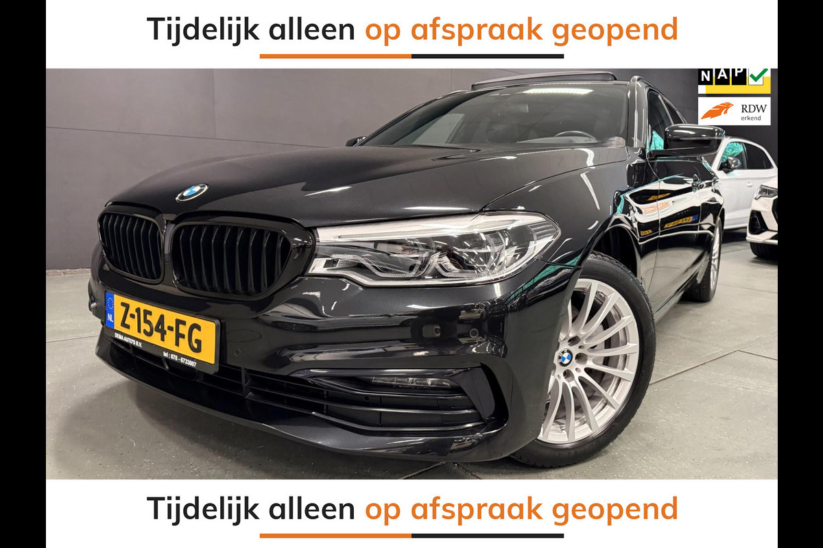 BMW 5 Serie Touring 520i High Executive PANO/LEDER/H-UP/DAB/CARPLAY/SFEERVERL/// BMW 5 Serie Touring 520i High Executive PANO/LEDER/H-UP/DAB/CARPLAY/SFEERVERL///