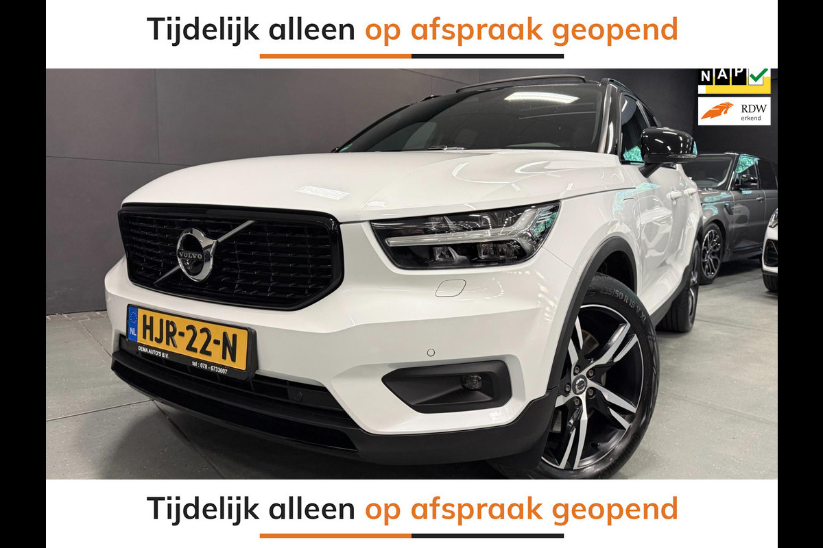 Volvo XC40 1.5 T5 Recharge R-Design 264PK PANO/NAVI/DAB/H-KARDON/STOEL-M/ECC/PDC/CRUISE/// Volvo XC40 1.5 T5 Recharge R-Design 264PK PANO/NAVI/DAB/H-KARDON/STOEL-M/ECC/PDC/CRUISE///