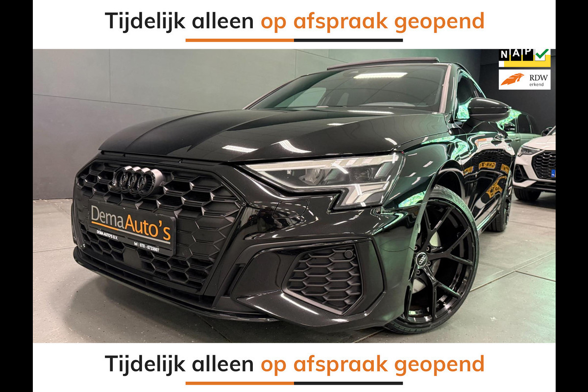 Audi A3 Sportback 45 TFSI e Competition BLACK-LINE RS-STOELEN PANO/SFEERVERL/V-COCKPIT/DAB/NAVI/LED/// Audi A3 Sportback 45 TFSI e Competition BLACK-LINE RS-STOELEN PANO/SFEERVERL/V-COCKPIT/DAB/NAVI/LED///