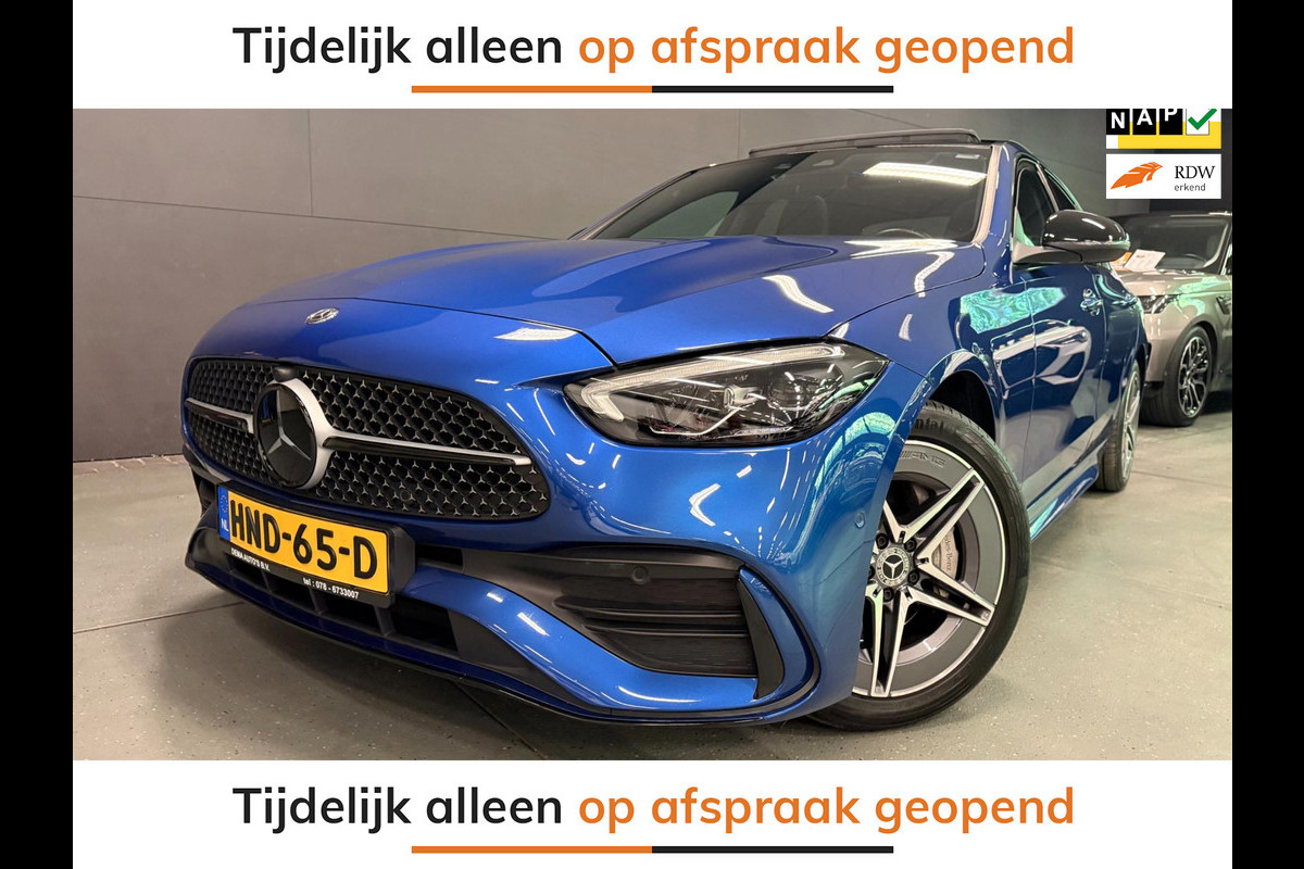 Mercedes-Benz C-Klasse 300 e AMG BLACK-LINE 313PK PANO/V-COCKPIT/NAVI/DAB/CARPLAY/CAM/// Mercedes-Benz C-Klasse 300 e AMG BLACK-LINE 313PK PANO/V-COCKPIT/NAVI/DAB/CARPLAY/CAM///
