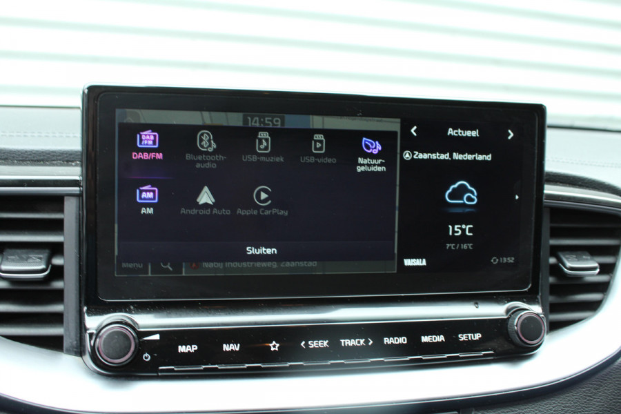 Kia Ceed Sportswagon 1.0 T-GDi 120pk DynamicPlusLine NL-Auto NAP Clima Cruise Navi Camera Carplay 16"LMV Trekhaak 1200kg