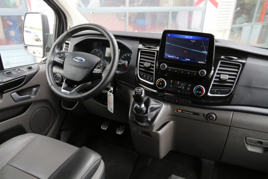 Ford Transit Custom 2.0 TDCI 130 | DC | 2x Schuifdeur | Leer | Navi | Cruise | Airco..