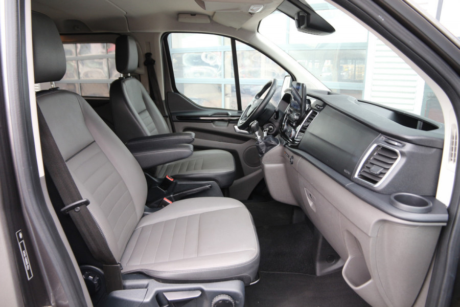 Ford Transit Custom 2.0 TDCI 130 | DC | 2x Schuifdeur | Leer | Navi | Cruise | Airco..