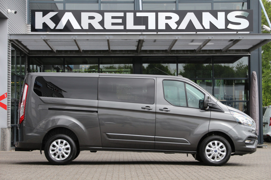 Ford Transit Custom 2.0 TDCI 130 | DC | 2x Schuifdeur | Leer | Navi | Cruise | Airco..