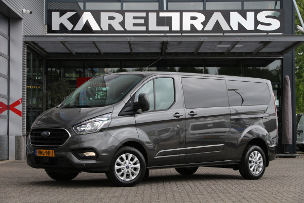 Ford Transit Custom 2.0 TDCI 130 | DC | 2x Schuifdeur | Leer | Navi | Cruise | Airco..