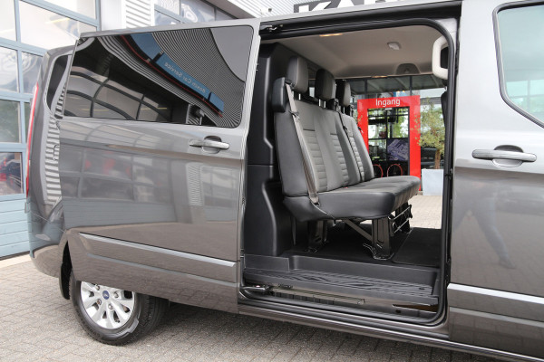 Ford Transit Custom 2.0 TDCI 130 | DC | 2x Schuifdeur | Leer | Navi | Cruise | Airco..