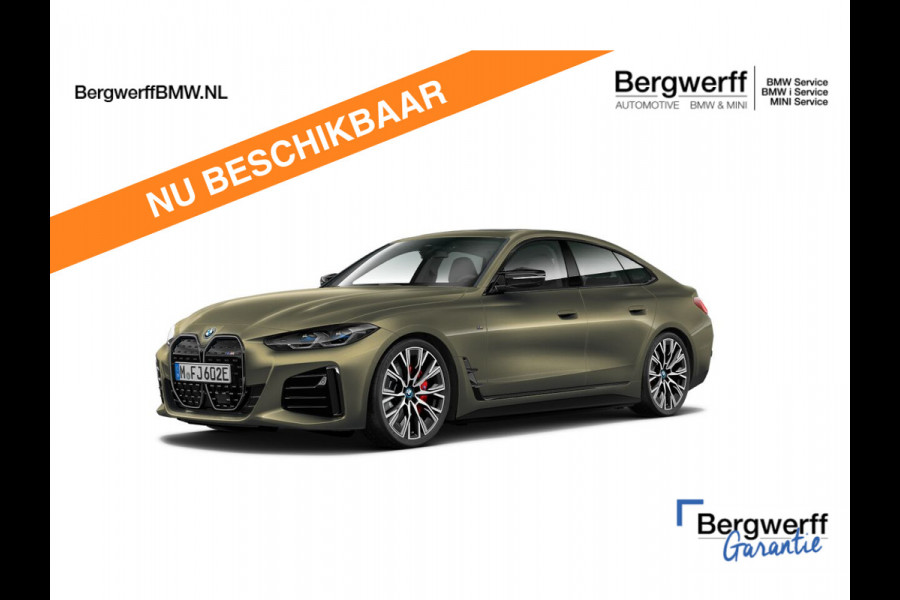 BMW i4 M50 - M-Sport Pro - Individual ''Messing Metallic'' - M-Zetels - Dak