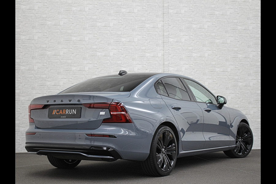 Volvo S60 350pk T6 AWD Long Range! | Plus Dark | Sportstoelen | Pilot-Assist | ACC | Memory | Leder | Trekhaak | Keyless-Entry | Thunder-Grey | Stoelverwarming V+A | Stuurverwarming | Full-LED | Carplay | Origineel NL | 19'' | Getint Glas |