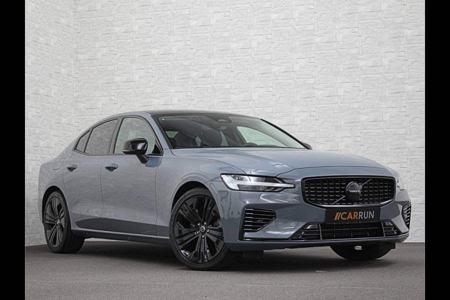 Volvo S60 350pk T6 AWD Long Range! | Plus Dark | Sportstoelen | Pilot-Assist | ACC | Memory | Leder | Trekhaak | Keyless-Entry | Thunder-Grey | Stoelverwarming V+A | Stuurverwarming | Full-LED | Carplay | Origineel NL | 19'' | Getint Glas |