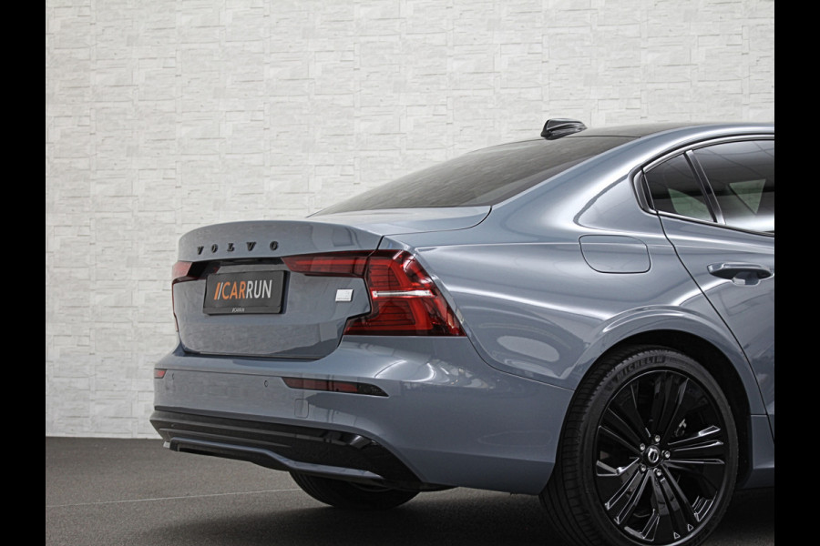 Volvo S60 350pk T6 AWD Long Range! | Plus Dark | Sportstoelen | Pilot-Assist | ACC | Memory | Leder | Trekhaak | Keyless-Entry | Thunder-Grey | Stoelverwarming V+A | Stuurverwarming | Full-LED | Carplay | Origineel NL | 19'' | Getint Glas |