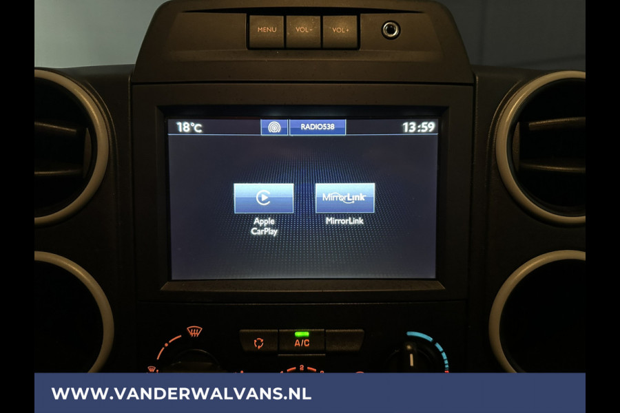 Peugeot Partner 1.6 BlueHDi 100pk L1H1 Euro6 Airco | Navigatie | Cruisecontrol | Trekhaak | Apple Carplay Parkeersensoren