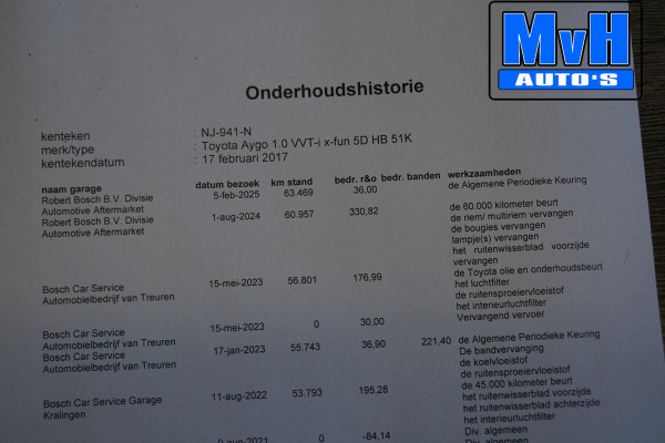 Toyota Aygo 1.0 VVT-i x|AIRCO|ORG.NL|LED|ISOFIX|CARBON