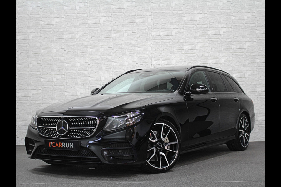 Mercedes-Benz E-Klasse Estate 53 AMG 4MATIC | Panorama | 360 View | Burmester | Distronic+ | Memory | Multibeam-LED | Luchtvering | Leder | Widescreen | Trekhaak | Sfeerverlichting | Night-Pakket | 20'' | Carplay | Stoelverwarming |