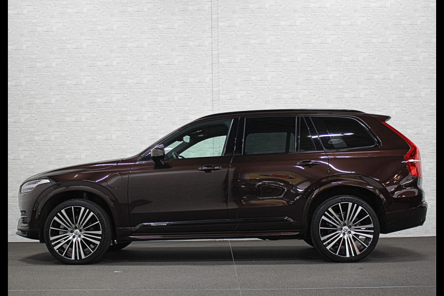 Volvo XC90 T8 390pk AWD Recharge | 360 View | ACC | Pilot-Assist | Full-LED | Keyless-Entry | 12 mnd. Bovag Garantie | Leder | Memory | Stuurverwarming | Stoelverwarming | Zwarte Hemel | Zonwering | Getint Glas | Standkachel | Carplay |