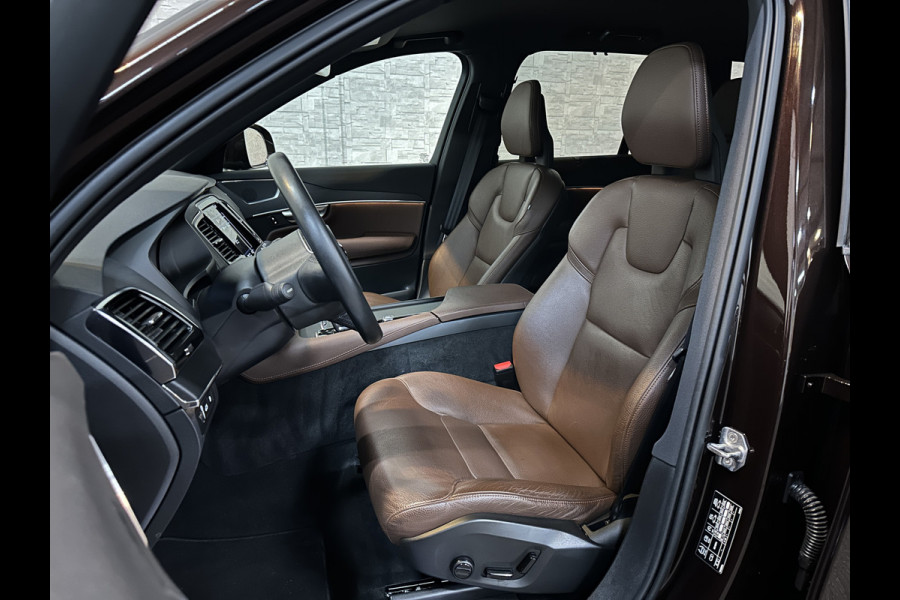 Volvo XC90 T8 390pk AWD Recharge | 360 View | ACC | Pilot-Assist | Full-LED | Keyless-Entry | 12 mnd. Bovag Garantie | Leder | Memory | Stuurverwarming | Stoelverwarming | Zwarte Hemel | Zonwering | Getint Glas | Standkachel | Carplay |