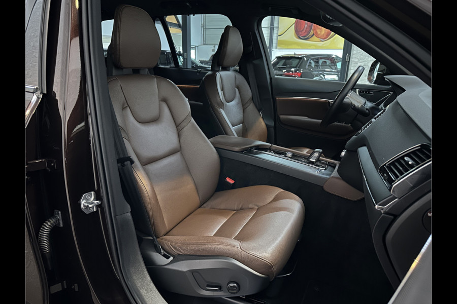 Volvo XC90 T8 390pk AWD Recharge | 360 View | ACC | Pilot-Assist | Full-LED | Keyless-Entry | 12 mnd. Bovag Garantie | Leder | Memory | Stuurverwarming | Stoelverwarming | Zwarte Hemel | Zonwering | Getint Glas | Standkachel | Carplay |