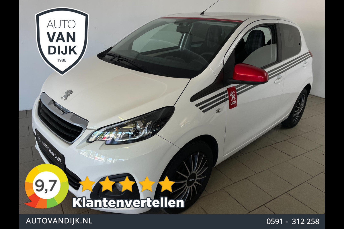 Peugeot 108 1.0 e-VTi Lion Edition AIRCO LED 5DRS ELEK RAMEN CENT VERG SPARCO PRIVACYGLAS NIEUWSTAAT Peugeot 108 1.0 e-VTi Lion Edition AIRCO LED 5DRS ELEK RAMEN CENT VERG SPARCO PRIVACYGLAS NIEUWSTAAT