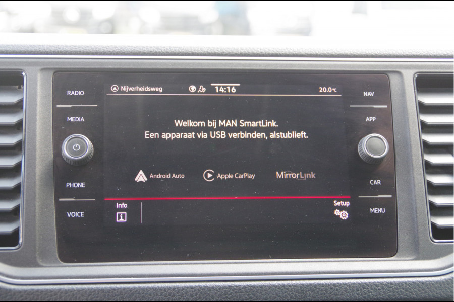 MAN TGE 3.180 35 2.0 L3H3 3-ZITS, AUT. LED, TREKHAAK, CAMERA, CRUISE, CLIMA, NAVI, PDC RONDOM, LEDER STUUR, STUUR VERWARMING, VOORRUIT V