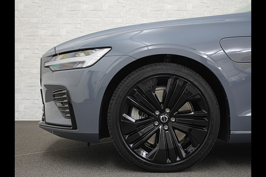Volvo S60 350pk T6 AWD Long Range! | Plus Dark | Sportstoelen | Pilot-Assist | ACC | Memory | Leder | Trekhaak | Keyless-Entry | Thunder-Grey | Stoelverwarming V+A | Stuurverwarming | Full-LED | Carplay | Origineel NL | 19'' | Getint Glas |