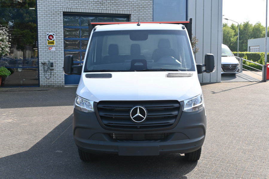 Mercedes-Benz Sprinter 519 CDI L3 Pro Open laadbak 3500kg trekhaak, Navigatie met Smartphone integratie, Geveerde stoel