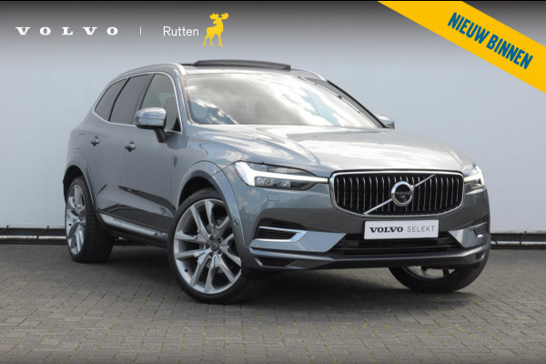 Volvo XC60 T6 340PK Automaat AWD Inscription / Adaptieve cruise control / BLIS / Parkeersensoren met 360 camera / Elektrische stoelen / Keyless entry / 22” velgen / Apple carplay / Leder dashboard / Harman Kardon audio