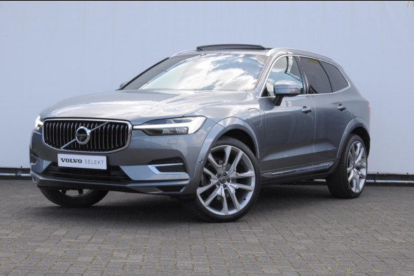 Volvo XC60 T6 340PK Automaat AWD Inscription / Adaptieve cruise control / BLIS / Parkeersensoren met 360 camera / Elektrische stoelen / Keyless entry / 22” velgen / Apple carplay / Leder dashboard / Harman Kardon audio