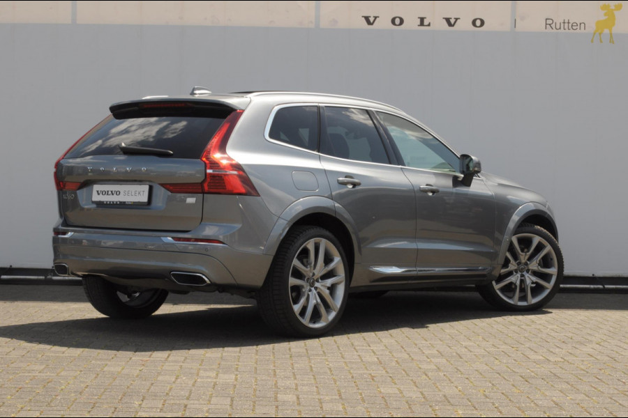 Volvo XC60 T6 340PK Automaat AWD Inscription / Adaptieve cruise control / BLIS / Parkeersensoren met 360 camera / Elektrische stoelen / Keyless entry / 22” velgen / Apple carplay / Leder dashboard / Harman Kardon audio