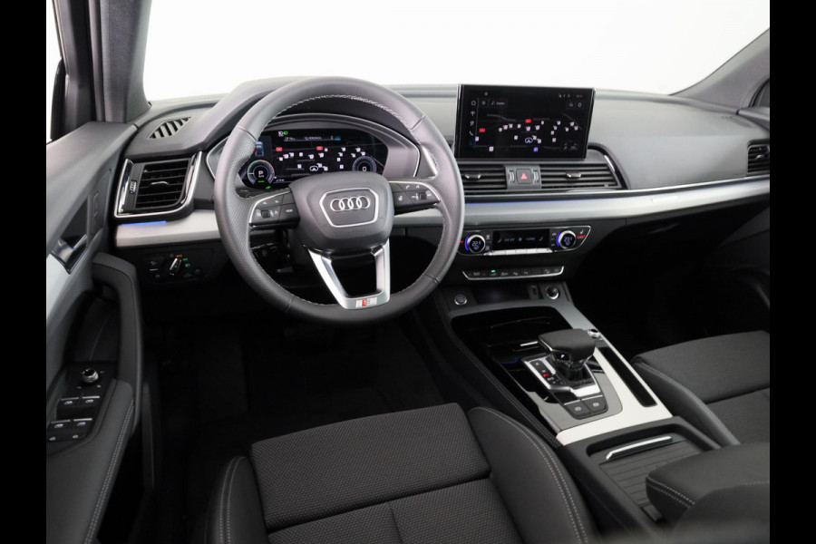Audi Q5 S edition Competition 50 TFSI e 299pk panoramadak, adaptive airsuspension, comfortsleutel, optiekpakket zwart plus, assistentiepakket parking