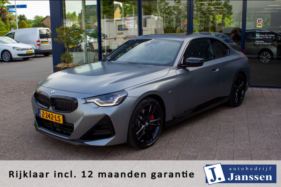 BMW 2 Serie Coupé 218i | Prijs incl. 12 mnd garantie| Carplay LMV Panodak Camera PDC DAB M-Pakket LED Harman/Kardon speakersysteem