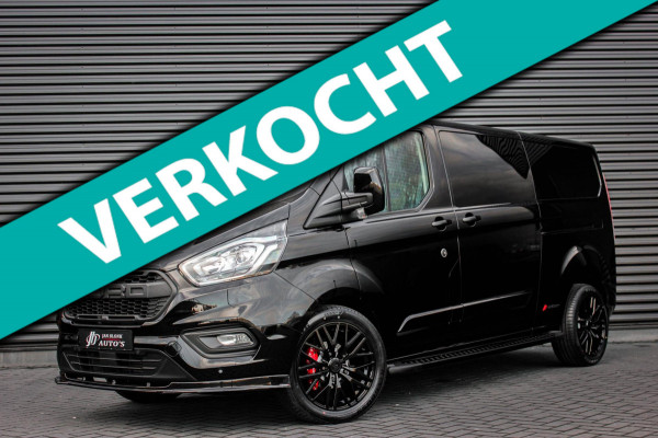 Ford Transit Custom 300 2.0 TDCI L2H1 Limited DC AUTOMAAT DUBBEL CABINE / RAPTOR / 2XSCHUIFDEUR / NAVIGATIE / APPLE CARPY / FULL
