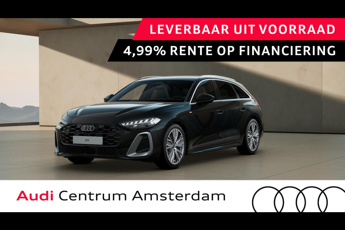 Audi A5 Avant 2.0 TFSI S edition elektrisch verstelbare voorstoelen, leder interieur, privacy glass Audi A5 Avant 2.0 TFSI S edition elektrisch verstelbare voorstoelen, leder interieur, privacy glass