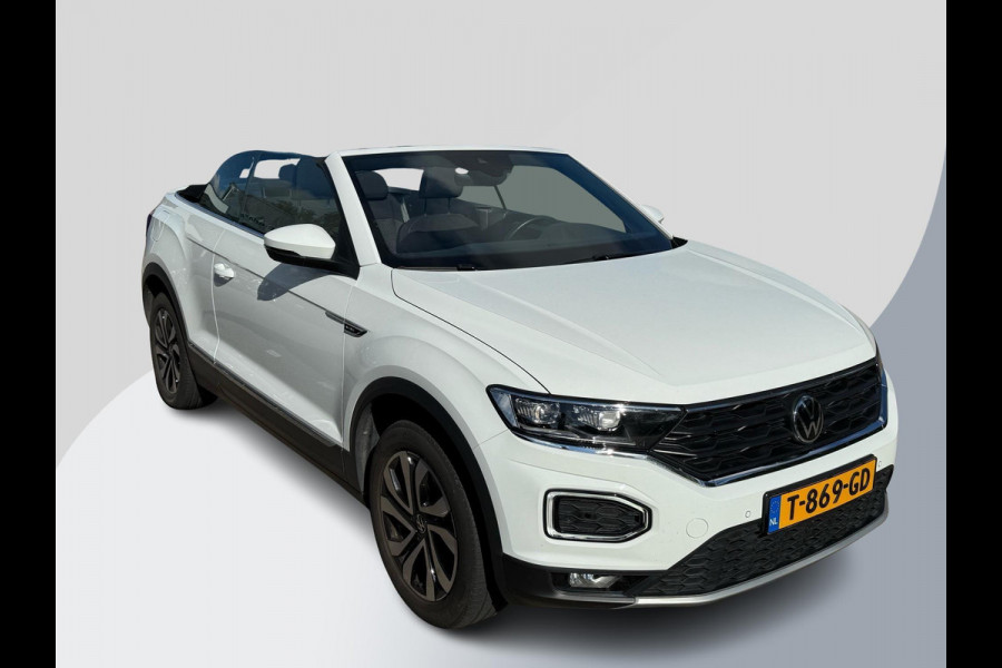 Volkswagen T-Roc Cabrio 1.5 TSI Style 150pk Automaat | Adaptieve Cruise | Stoelverwarming | Digitale Cock pit | Dealer onderhouden | Dodehoeksensoren