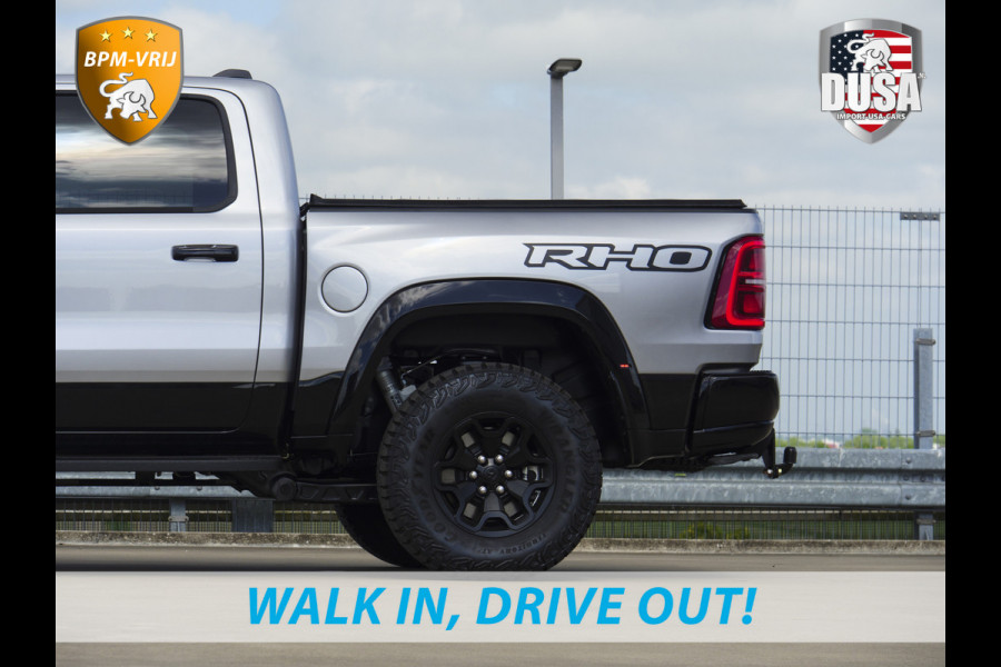 Dodge Ram | RHO | 3.0L Twin-Turbo I6 | 4x4 | Crew Cab Night Edtion | Panoramadak | 14,4-inch Touchscreen | Passenger Display | Getoonde accessoires zijn verkrijgbaar tegen meerprijs