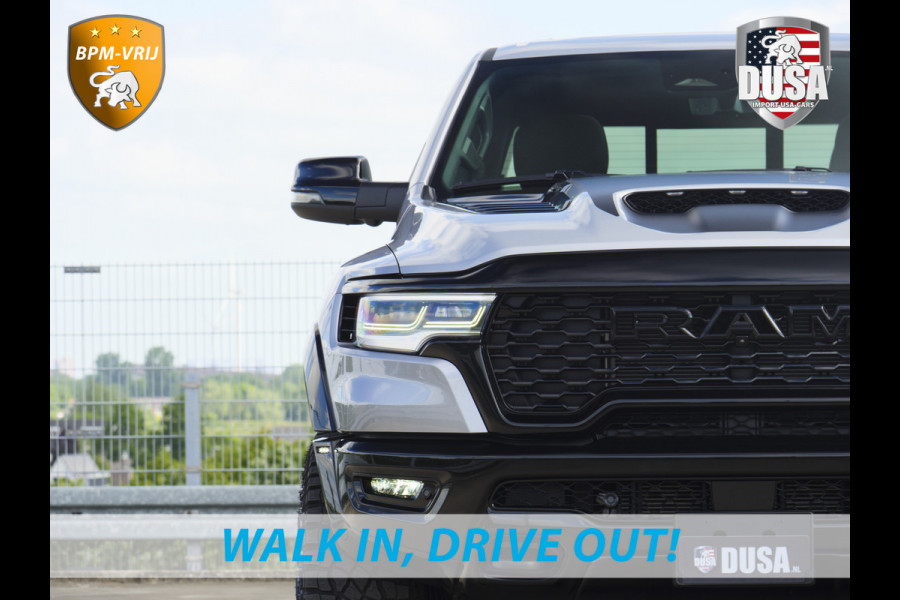 Dodge Ram | RHO | 3.0L Twin-Turbo I6 | 4x4 | Crew Cab Night Edtion | Panoramadak | 14,4-inch Touchscreen | Passenger Display | Getoonde accessoires zijn verkrijgbaar tegen meerprijs