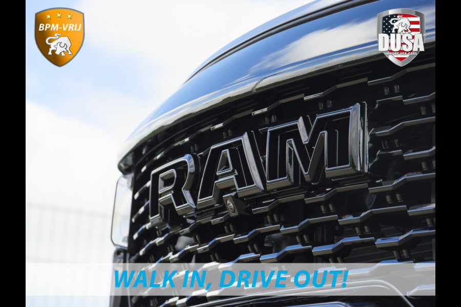 Dodge Ram | RHO | 3.0L Twin-Turbo I6 | 4x4 | Crew Cab Night Edtion | Panoramadak | 14,4-inch Touchscreen | Passenger Display | Getoonde accessoires zijn verkrijgbaar tegen meerprijs