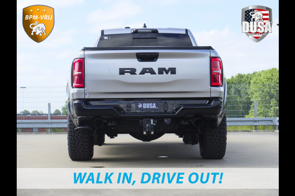 Dodge Ram | RHO | 3.0L Twin-Turbo I6 | 4x4 | Crew Cab Night Edtion | Panoramadak | 14,4-inch Touchscreen | Passenger Display | Getoonde accessoires zijn verkrijgbaar tegen meerprijs